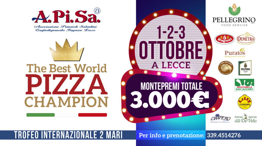 Pizza.it the best world pizza champion-Lecce 2018